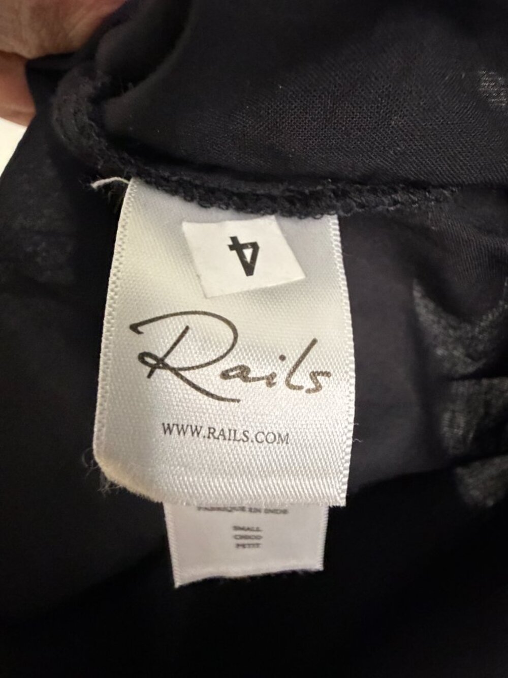 NWOT Rails Lorina Cotton Maxi Dress- Black- S- Eyelet- MSRP $288 - Picture 13 of 16